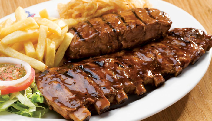 Image of steak and chips