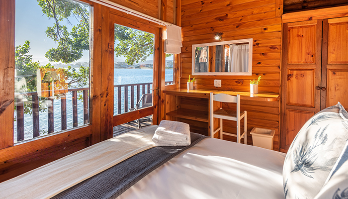 Waterfront chalet at The Milkwood Collection in Knysna