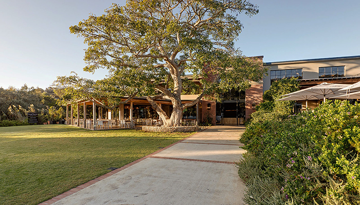 Outside view of Barrington’s Brewery and restaurant in Plettenberg Bay