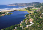 View over Wilderness and the river on a day trip from Knysna