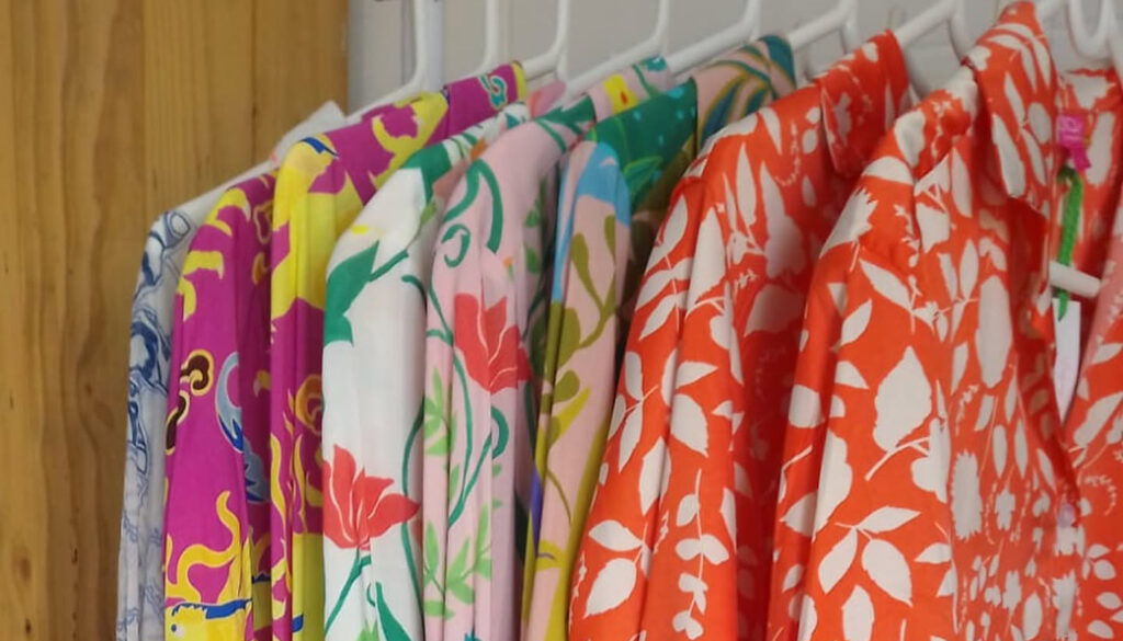 Colourful women’s fashion in Knysna at Holiday Resortwear on Thesen Island