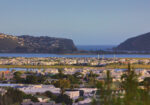 View over Knysna town, the lagoon and the Knysna Heads